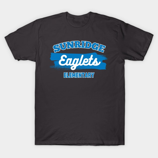 SunRidge Eaglets Classic Blue T-Shirt by SRES PTO